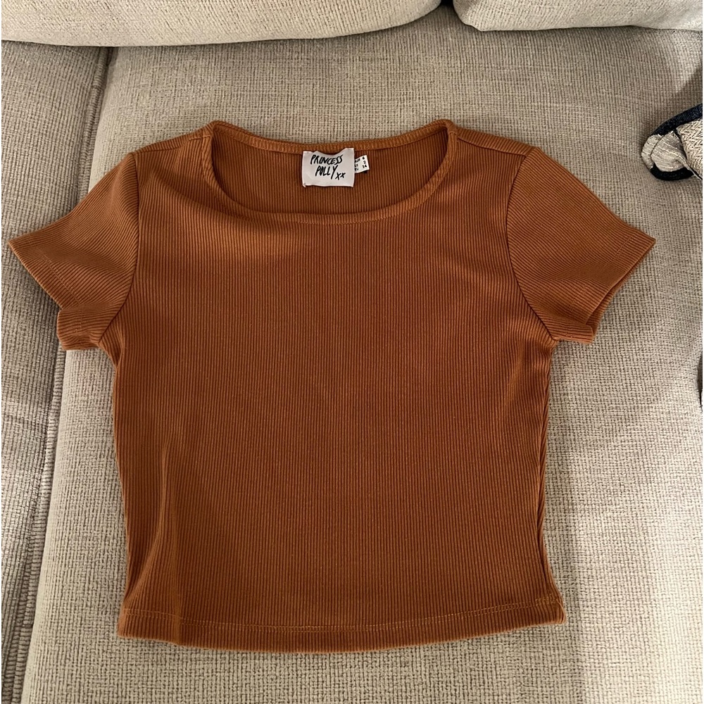 PRINCESS POLLY BROWN TOP size xs/2